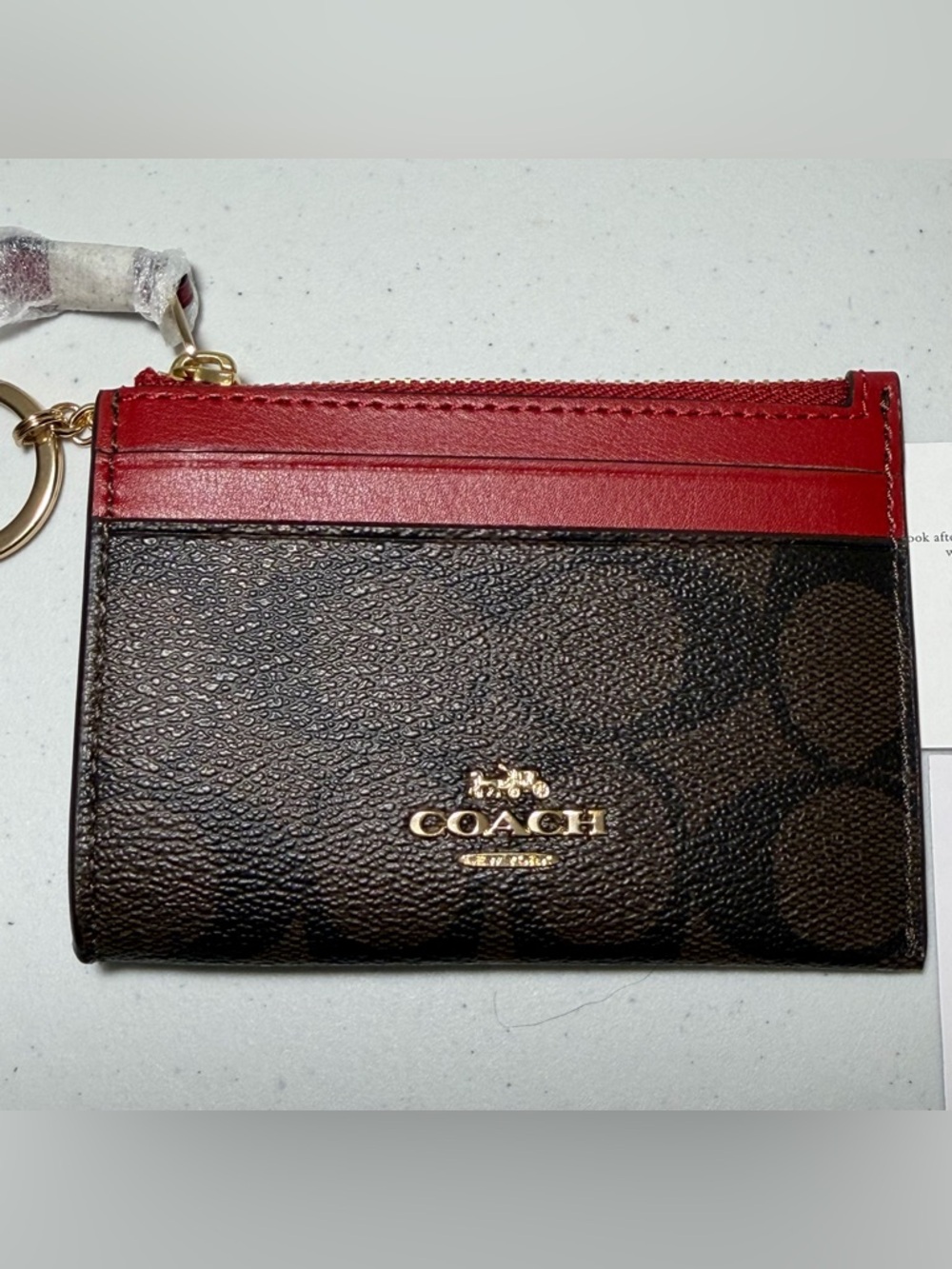 Coach Mini Skinny Id Case NWT - Picture 2 of 6